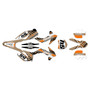 ktm 250xcf graphics kit 2013-2014 split series tan