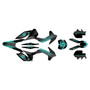 KTM 250XC-F, 350XC-F & 450XC-F graphics kit 2013-2014 turbo series teal-shift