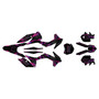 ktm 350xcf graphics kit 2013-2014 twitch series purple