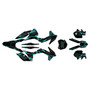 KTM 250XC-F, 350XC-F & 450XC-F graphics kit 2013-2014 twitch series teal