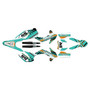 ktm 125exc graphics kit 2016 split series teal