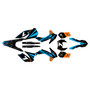 250EXC-F 350EXC-F 450EXC-F &  500EXC-F graphics kit 2016 bold series cyan