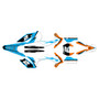 250EXC-F 350EXC-F 450EXC-F &  500EXC-F graphics kit 2016 razor series cyan