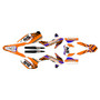 250EXC-F 350EXC-F 450EXC-F &  500EXC-F graphics kit 2016 split series orange