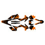 ktm 125exc graphics kit 2014-2015 bold series orange-shift