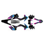 ktm 200xcw graphics kit 2014-2015 razor series magenta-shift