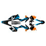 ktm 250xcw graphics kit 2014-2015 bold series cyan