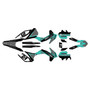 KTM 200XC-W 250XC-W 300XC-W graphics kit 2014-2015 crew series teal