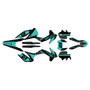250EXC-F 350EXC-F 450EXC-F &  500EXC-F graphics kit 2014-2015 crew series teal-shift