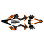 250EXC-F 350EXC-F 450EXC-F &  500EXC-F graphics kit 2014-2015 razor series orange-shift