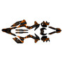 ktm 350excf graphics kit 2014-2015 twitch series orange