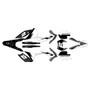 ktm 350xcfw graphics kit 2014-2015 razor series white
