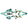 ktm 500xcfw graphics kit 2014-2015 split series teal