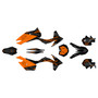 KTM 125SX, 150SX & 250SX graphics kit 2011-2012 rugged series orange-shift