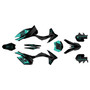 KTM 250SX-F, 350SX-F & 450SX-F graphics kit 2011-2012 bold series teal-shift
