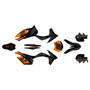KTM 250XC-F, 350XC-F & 450XC-F graphics kit 2011-2012 bold series orange-shift