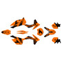 ktm 350sxf graphics kit 2011-2012 bolt series orange-shift