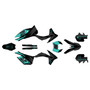 ktm 125exc graphics kit 2012-2013 bold series teal-shift