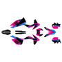 ktm 200xcw graphics kit 2012-2013 orange-crew series magenta