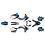 ktm 250exc graphics kit 2012-2013 rugged series cyan