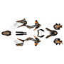 KTM 200XC-W 250XC-W 300XC-W graphics kit 2012-2013 rugged series tan