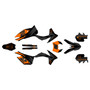 250EXC-F 350EXC-F 450EXC-F &  500EXC-F graphics kit 2012-2013 bold series orange-shift