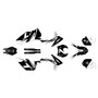 ktm 250excf graphics kit 2012-2013 bolt series white