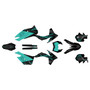 250EXC-F 350EXC-F 450EXC-F &  500EXC-F graphics kit 2012-2013 rugged series teal-shift
