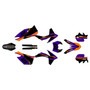 ktm 350xcfw graphics kit 2012-2013 orange-crew series purple