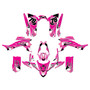 yamaha yfz50 graphics kit all years klutch series pink
