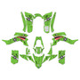 yamaha yfz50 graphics kit all years predator series green
