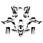 yamaha yfz50 graphics kit all years splash series white