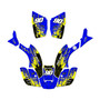 honda trx300maier graphics kit 1993-2006 fracture series blue