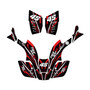 honda trx300maier graphics kit 1993-2006 prime series red