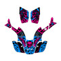 honda trx300maier graphics kit 1993-2006 revolt series magenta