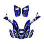 honda trx300maier graphics kit 1993-2006 swift series blue