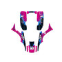 honda trx300ex graphics kit 1993-2006 fracture series magenta