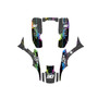 honda trx300ex graphics kit 1993-2006 fracture series rainbow