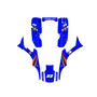 honda trx300ex graphics kit 1993-2006 predator series blue