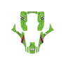 honda trx300ex graphics kit 1993-2006 predator series green