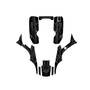 honda trx300ex graphics kit 1993-2006 prime series smoke
