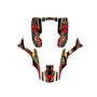 honda trx300ex graphics kit 1993-2006 shred series gold