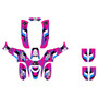 drr drx50 graphics kit all years klutch series magenta