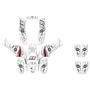 drr drx70 graphics kit all years predator series white