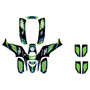drr drx70 graphics kit all years rebel series green