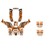 drr drx50 graphics kit all years reflex series orange