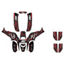 drr drx90 graphics kit all years rift series red