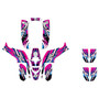 drr drx50 graphics kit all years shred series magenta