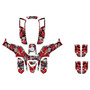 drr drx90 graphics kit all years vandal series red