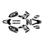 honda crf250r graphics kit 2010-2013 lethal series white